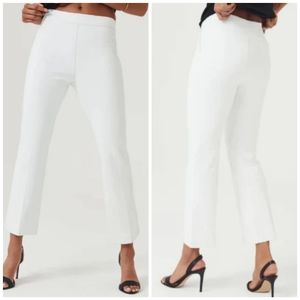 NWT Spanx Polished Kick Flare Classic White Trouser Pants Size XL